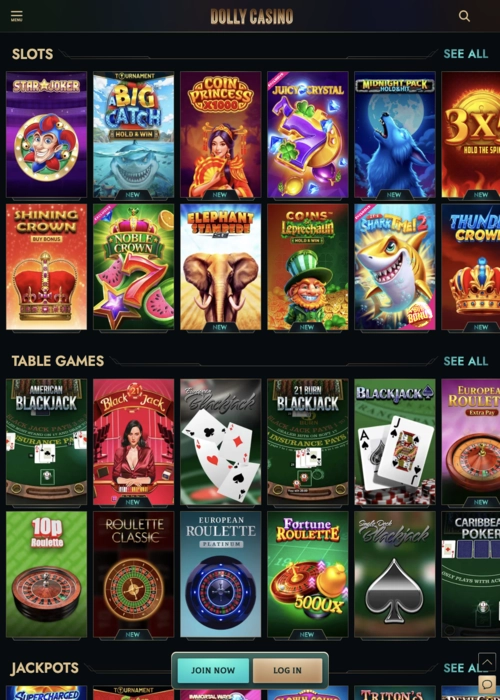 Glamoureuze Casino Startpagina Portaal Dolly Casino
